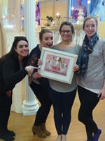 Danielle Aucion and Bridesmaids